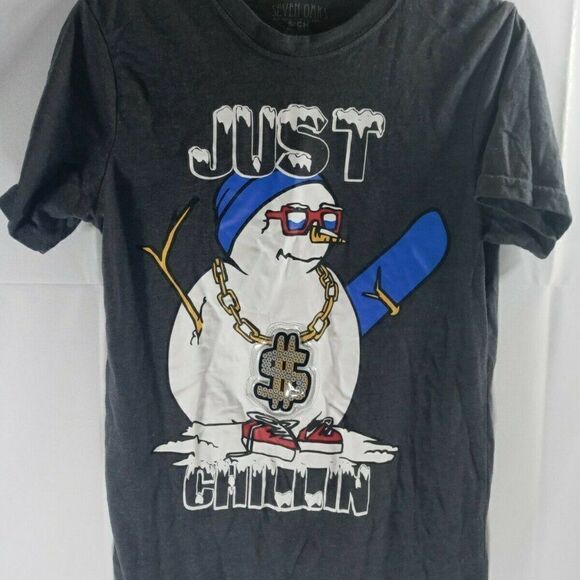 Seven Oaks Just Chillin Women  T shirt Size Small - Picture 2 of 12